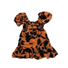 Babydoll Coquette Puff Sleeve Cottage Whimsigoth Milkmaid Nine West Dress M