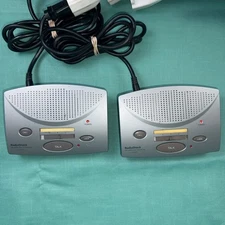 Lot of 2 - Radio Shack FM 3 Channel Wireless Intercom System Advance #43-3105