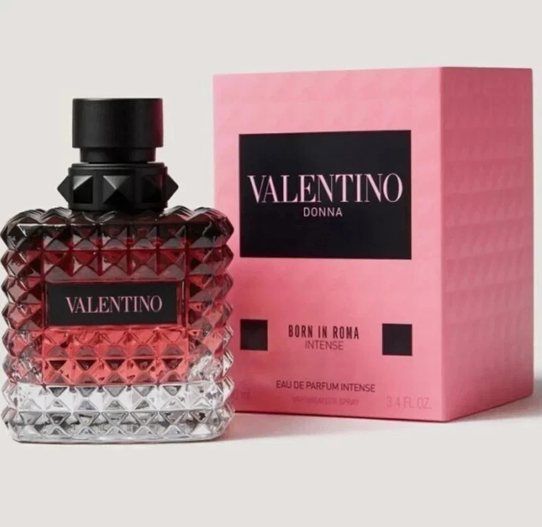 Women Perfume Donna Born In Roma Intense Valen Eau De Parfum Spray 3.4oz USA New