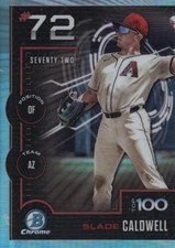 2025 Bowman #BTP-72 Slade Caldwell Bowman Scouts Top 100 Arizona Diamondbacks