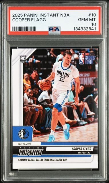 PSA10 2025 PANINI INSTANT NBA 10 COOPER FLAGG