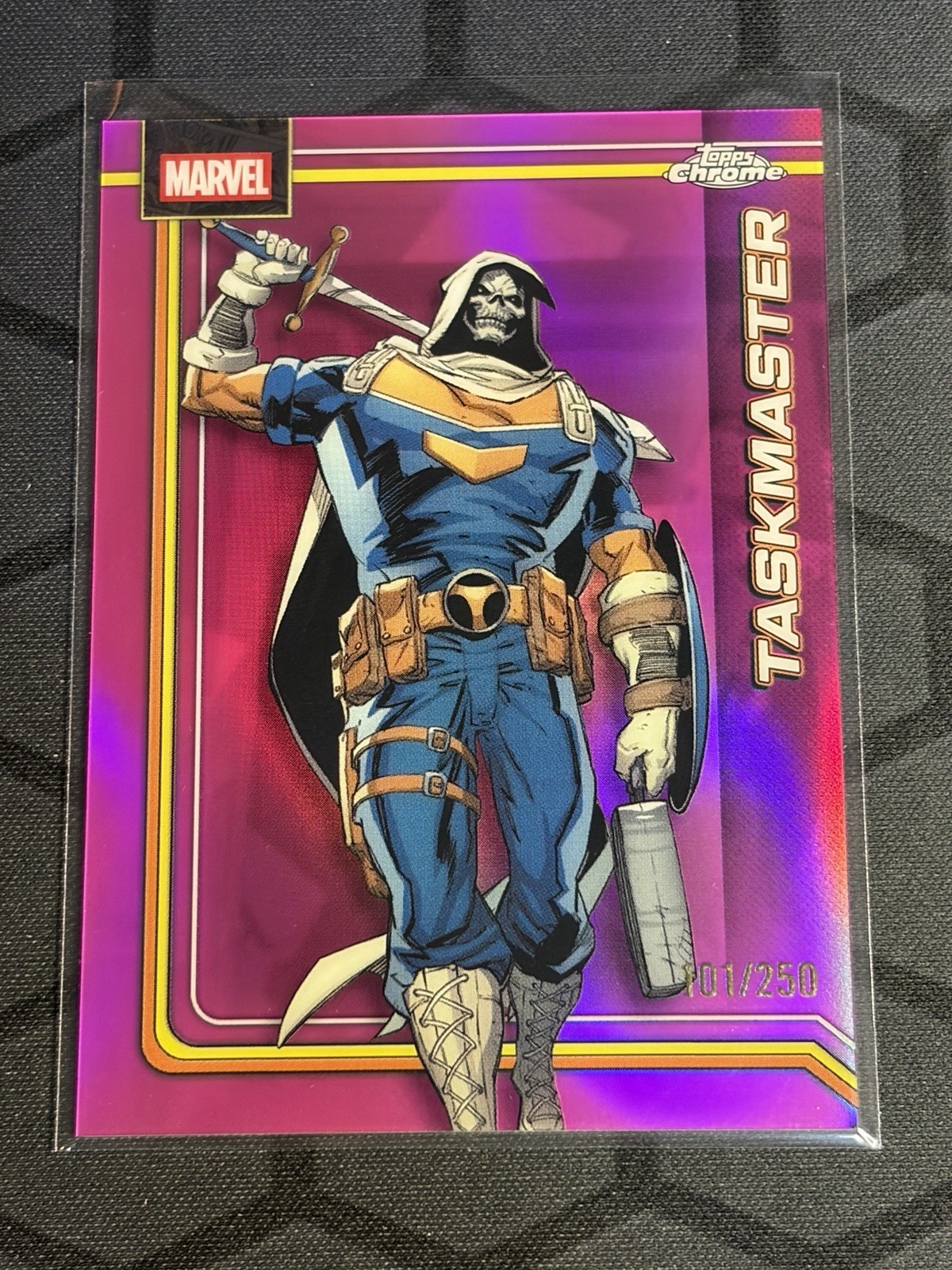 2026 Topps Chrome Marvel Pink Refractor /250 Taskmaster #173