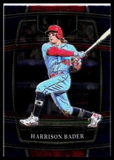 2022 Panini Select #35 Harrison Bader Blue Retail Base