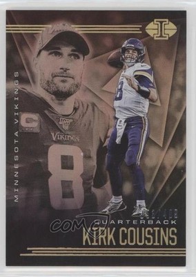 2020 Panini Illusions Trophy Collection Bronze 353/499 Kirk Cousins #72 5m1