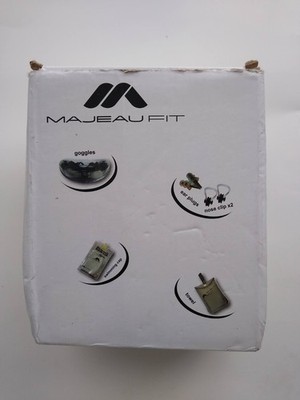 Swim Goggle Set with Cap Ear Plugs Nose Clips and Towel