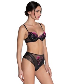 Lise Charmel Floraison Passion Bra Contour Plunge Padded Womens Luxe Bra ACH8586