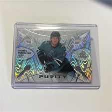 Upper Deck 2022-23 SP Game Used Purity Thomas Bordeleau P-87 Sharks Insert