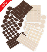 168 PCS Felt Furniture Pads - Self Adhesive Floor Protectors for Hardwood Floors
