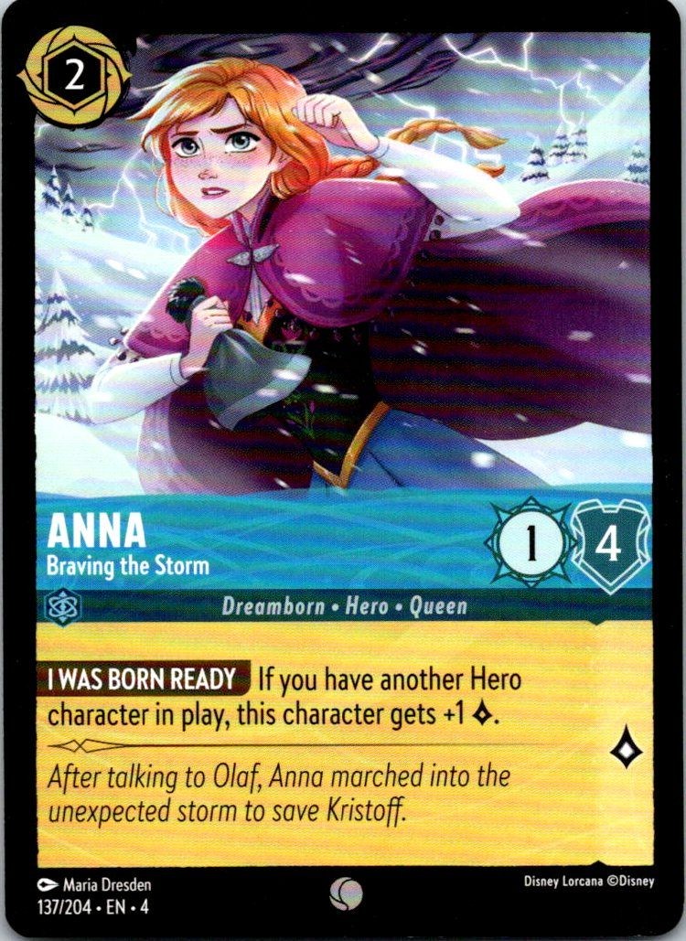 Anna - Braving the Storm - 137/204 - Ursula's Return - Lorcana - NM - B3G1