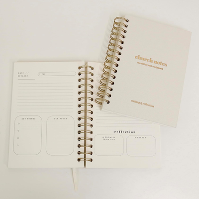 #ad #ad Christian Sermon Notes Journal Guided Notebook for Key Points and Reflections $49.99