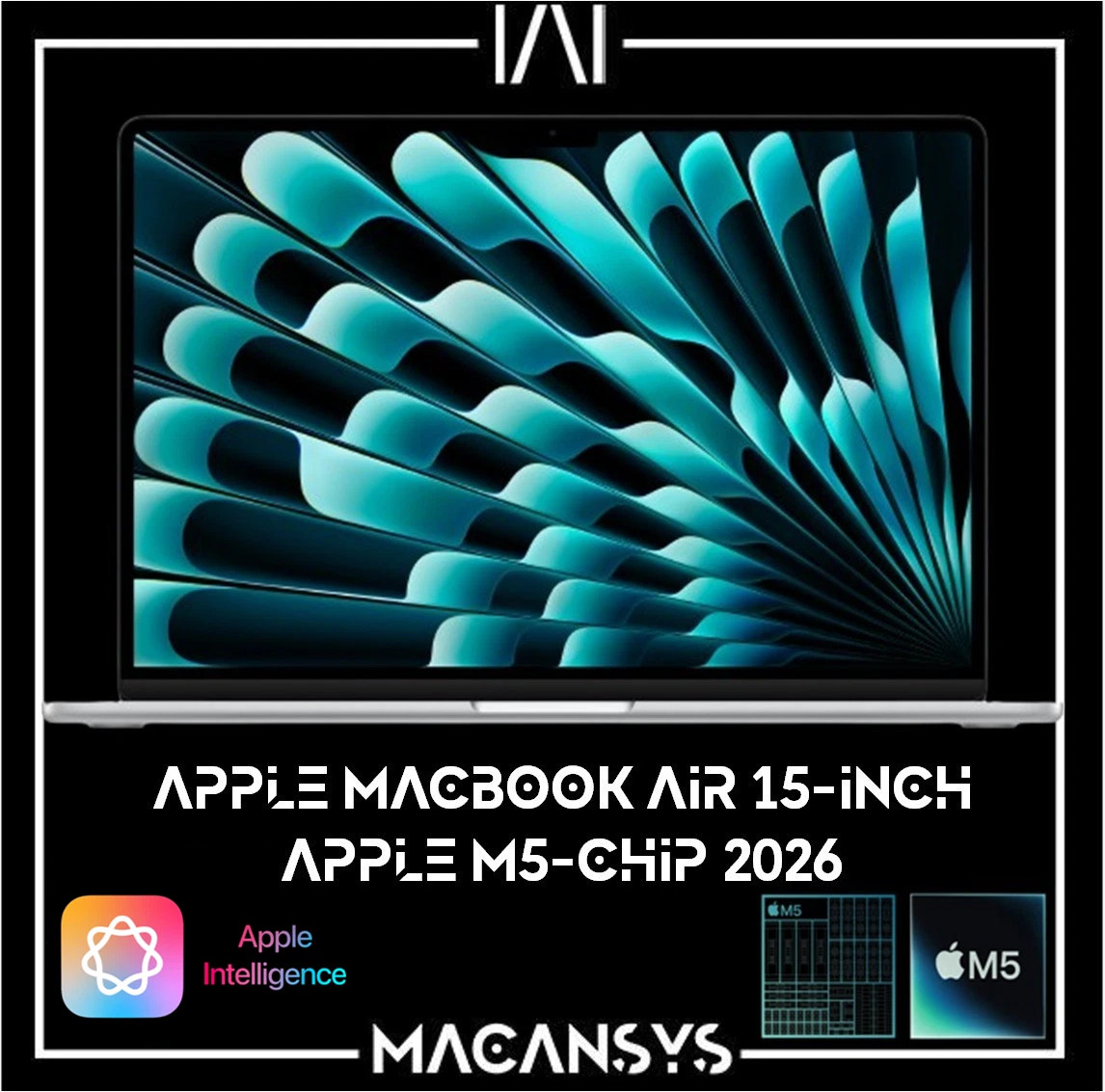 Apple MacBook Air 15 inch 2026 M5 10C CPU 10C GPU 24 GB 1 TB MDVC4B/A Silver