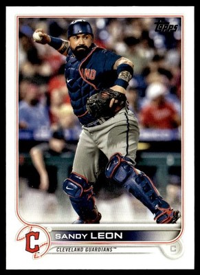 2022 Topps Sandy Leon Cleveland Guardians #353