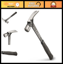 19 oz Rip Claw Framing Hammer - USA Made, Milled Face, Shock Reduction Grip