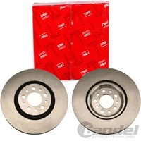 2X TRW Bremsscheiben 330Mm BelÜFtet Vorne Passend FÜR Alfa Romeo 159 Brera