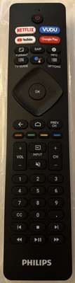 GENUINE PHILIPS 75PFL5604 LED TV REMOTE CONTROL 55PFL5766/F7 43PFL5766/F7 Tested