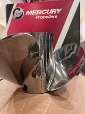 Mercury Enertia stainless steel propeller 17"P.   3 Blade Right hand prop. New