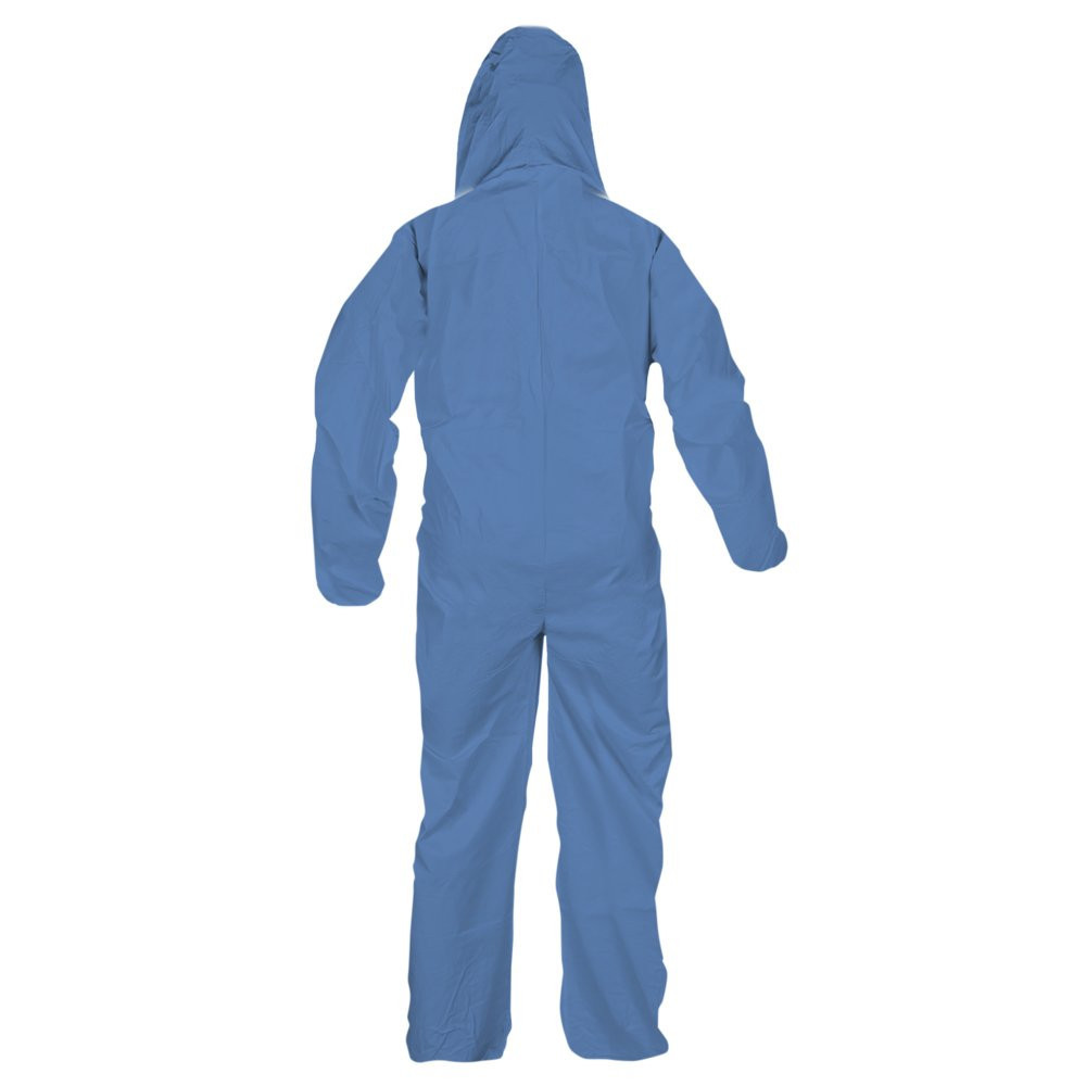 KleenGuard 45024 A40 Elastic-Cuff Coveralls - X-Large Blue (24/CT) New