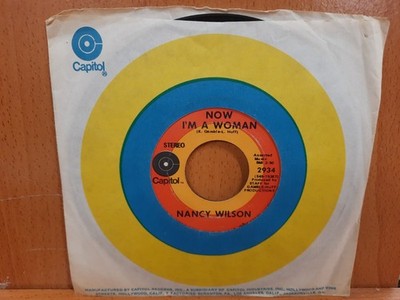 45 / Nancy Wilson / 1970 / Now I'm A Woman / The Real Me / Gamble & Huff