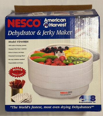 Nesco American Harvest Dehydrator & Jerky Maker Snackmaster Elite - NEW Open Box