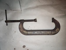 Vintage Jorgensen 10" Heavy Duty C-Clamp (110) Made in USA Industrial Grade
