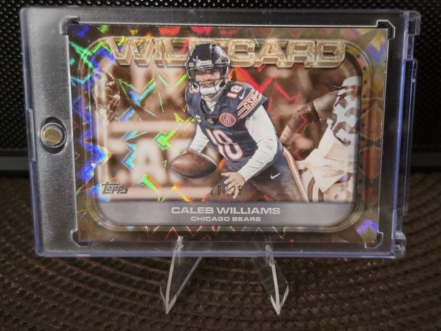 2026 Topps Flagship Football Caleb Williams Wild Card WC-9 20/25 Bears SSP