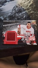 Upper Deck Ted Lindsay Seat Relic Card 25-26 Detroit RedWings Centennial NHL /10