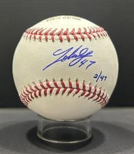 Johnny Cueto MLB SF Giants Signed and Engraved Rawlings Baseball- w/JSA COA