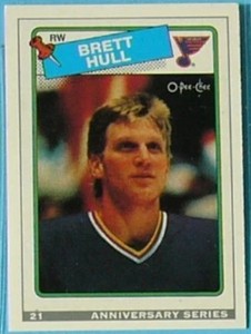 Brett Hull 88-89 Rookie Card RC Tribute 1992-93 O-Pee-Chee 25th Anniversary OPC
