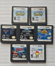 7  Nintendo DS Games: BATTLESHIP, ALVIN, NOAH'S ARK, Scribblenauts, CARS 2, ...