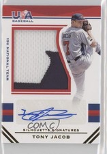 2017 Panini USA Baseball Stars & Stripes Jersey Prime 22/25 Tony Jacob Auto 3t2