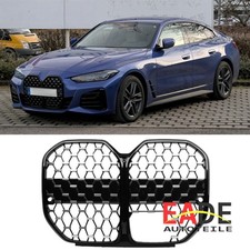 NIEREN CHROM SCHWARZ GRILL ZIERGITTER MIT ACC PRO PASST FÜR BMW 4ER G26 COUPE