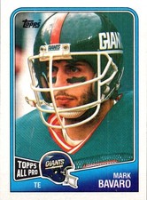 1988 Topps ALL PRO Mark Bavaro New York Giants #277