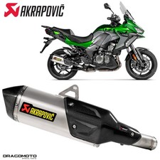 Scarico KAWASAKI KLZ 1000 ABS Versys 2019-2024 AKRAPOVIC Titanio S-K10SO22-HWT