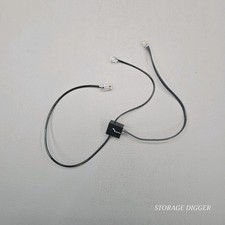 Plantronics Black Telephone Interface Cable Connects for Telephone or Base