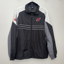 NFL Arizona Cardinals Jacket Windbreaker Reebok Men's Size Large Football