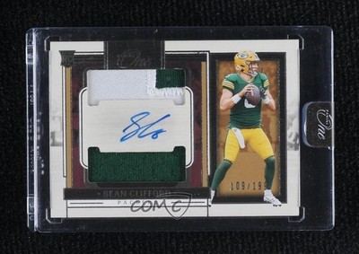 2023 Panini One /199 Sean Clifford #40 RPA Rookie Dual Patch Auto RC 2oh