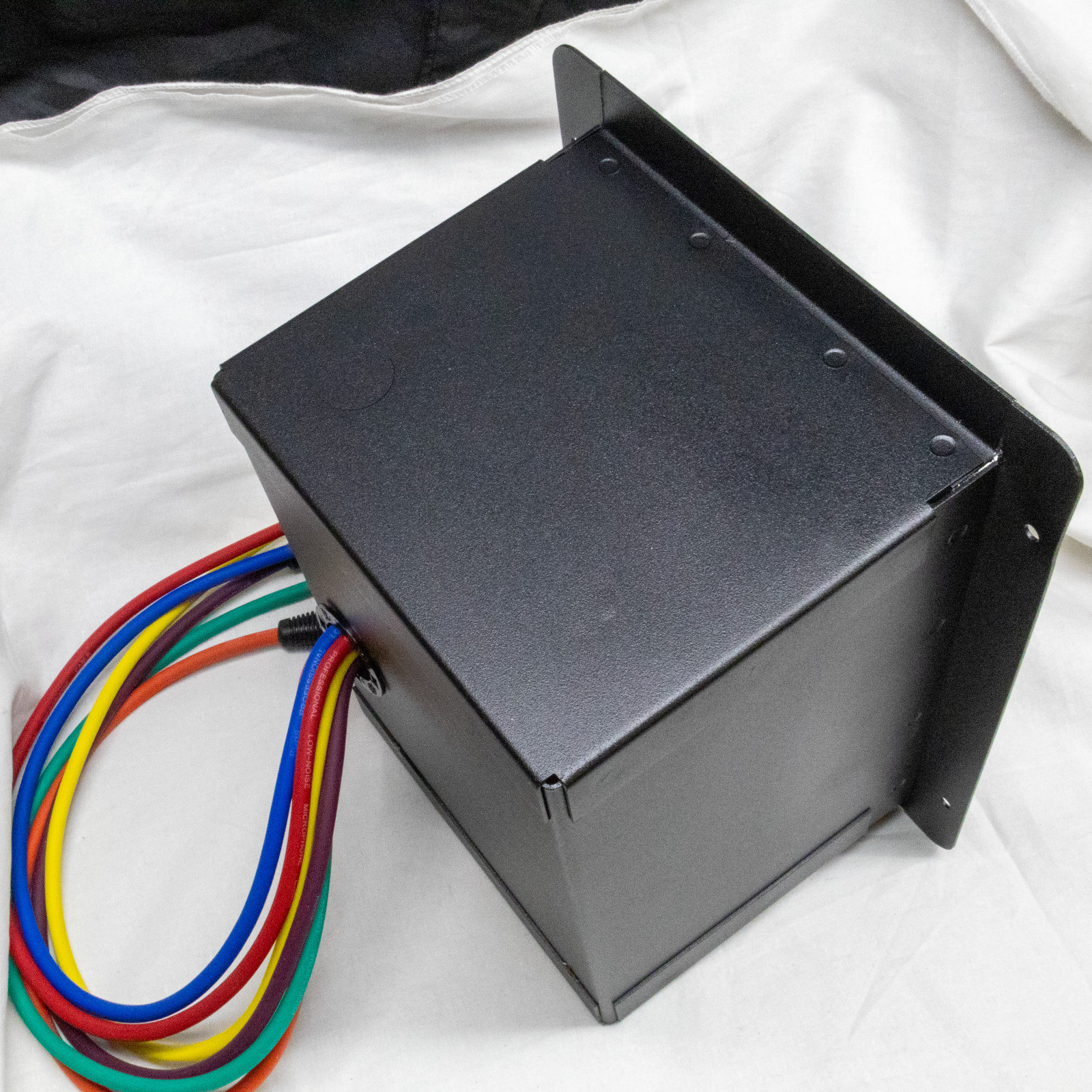 LOT-2025FB_14 Recessed Stage Floor Box 6 XLR Female + AC prewired (SOLD AS IS)