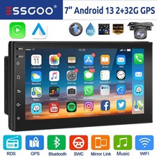 2DIN Android 13 Autoradio Carplay Bluetooth GPS NAVI WiFi RDS USB Rückfahrkamera