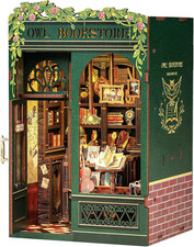 Book Nook Kit - DIY Miniature House Kit for Adults, Teens and Beginners, Dollhou