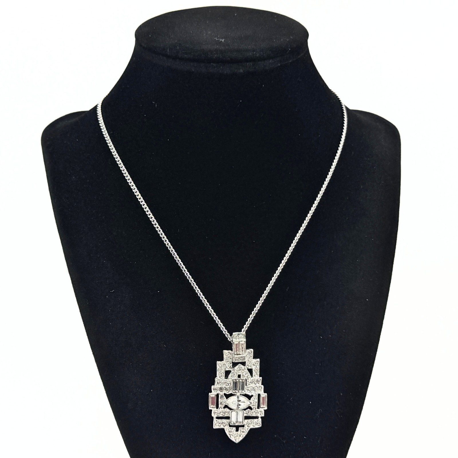 Kenneth Jay Lane Designer Signed Art Deco Style C… - image 10