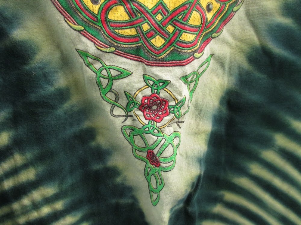 Vintage 2002 Grateful Dead Celtic Tie Dye Long Sleeve Graphic Shirt Size L image 6