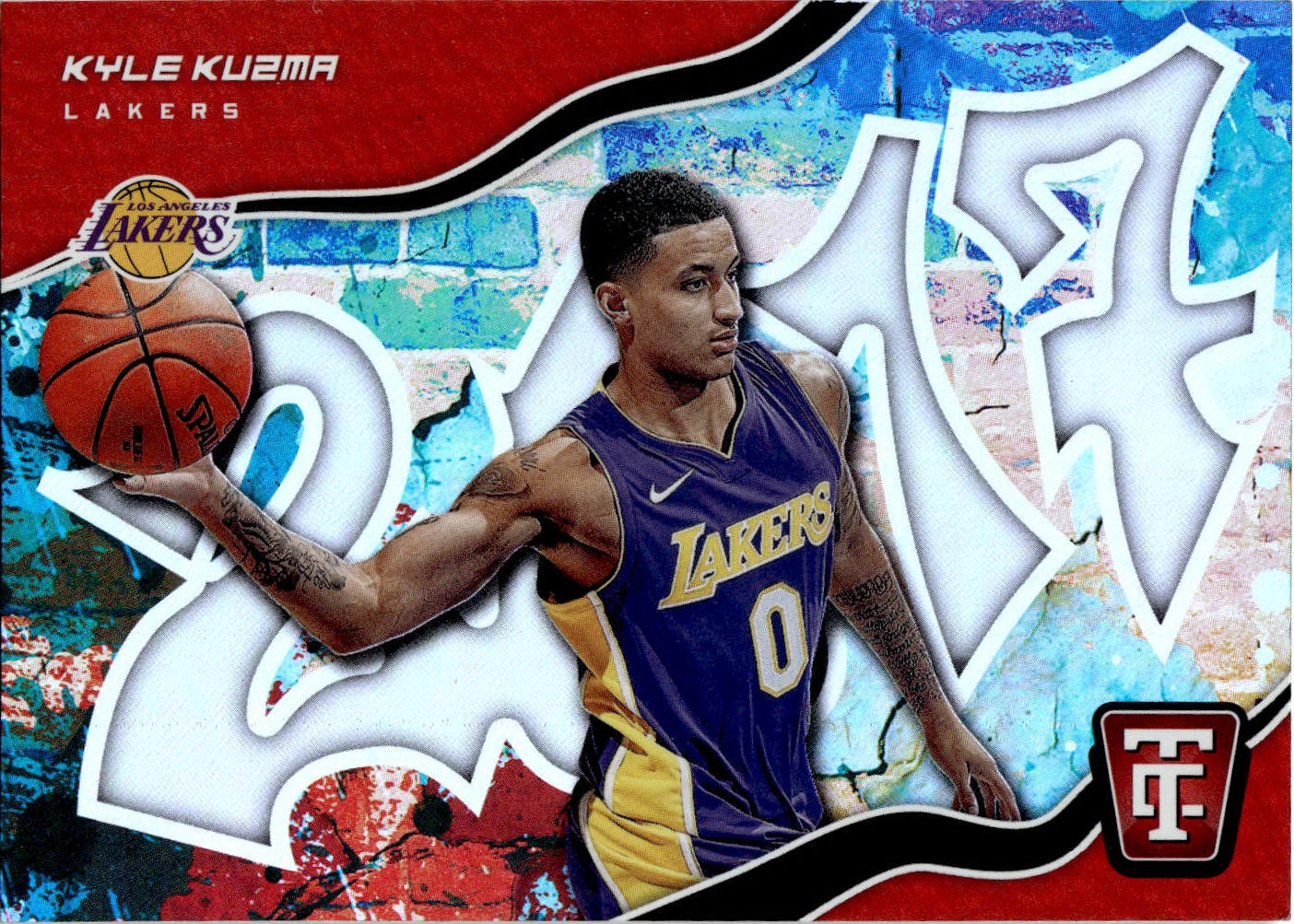 2017-18 Panini Totally Certified #25 Kyle Kuzma 2017 LAKERS ROOKIE