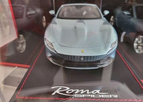 MR COLLECTION MODELS FERRARI ROMA SPIDER 1/18 Celeste Trevi FE040A of 59 Pz - Foto 1 di 7