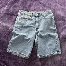 Vintage Levi  s 550 Relaxed Fit Denim Shorts Men  s 36 Medium Wash USA 90s
