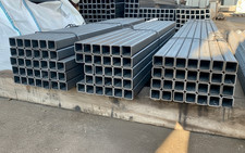 Mild Steel Box Section Metal Square Size S235 Hollow Tube - 5m + FREE 2.5m