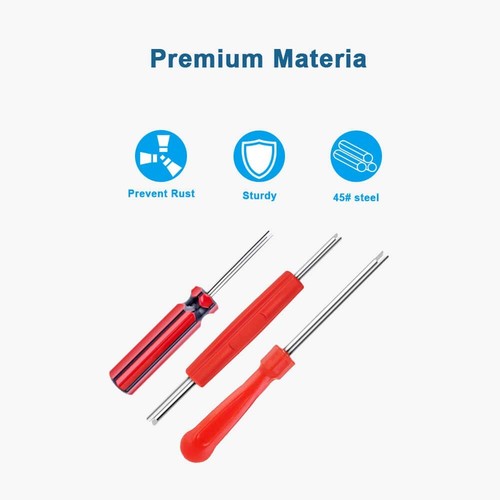 Valve Stem Removal Tool - 40Pcs Valve Cores, 4-Way Valve Tool, Valve Core Rem... - Picture 5 of 8
