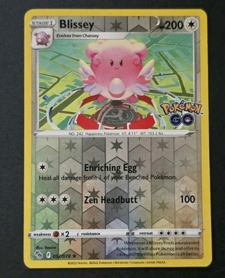 Pokemon GO #052/078 Blissey Reverse Holo