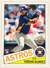 Yordan Alvarez 2020 Topps Baseball 1985 35th Anniversary NM-MT RC #85TB-18