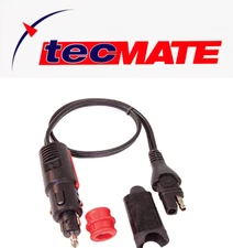 Tecmate Charger DIN MALE CIGARETTE LIGHTER SAE-72 Cable 1 Meter