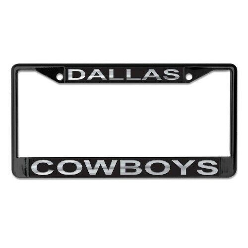 ⭐️⭐️⭐️⭐️⭐️ AUTHENTIC DALLAS COWBOYS NFL BLACK METAL LICENSE PLATE FRAME GIFT - Photo 1 sur 1